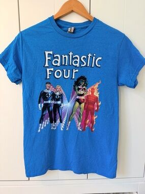 Fantastic Four She-Hulk Graphic Tee – Marvel Comics – Gildan Cotton – Size Small